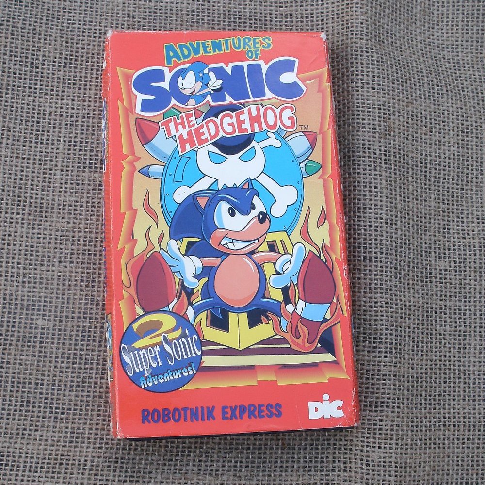 Sonic the Hedgehog Robotnik Express VHS anime tape